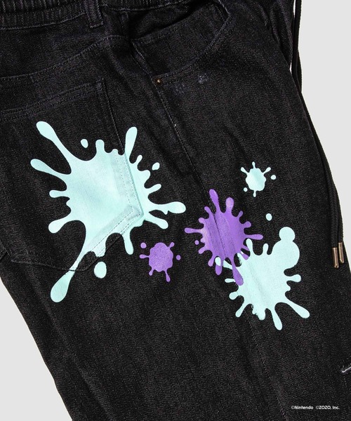 【完売品】スプラトゥーン3  ゲソタウン ZOZOTOWN ダメージデニム Splatoon（スプラトゥーン）の「ダメージデニム（デニムパンツ