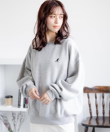 KANGOL カンゴール 別注コラボ オーバーサイズ裏起毛ロゴスウェット/トレーナー