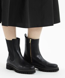 サイドゴアトラックソールブーツ