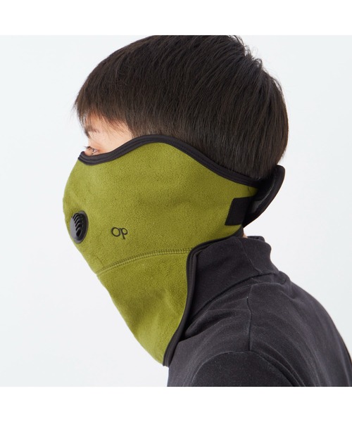 Ocean Pacific（オーシャンパシフィック）の「Ocean Pacific/オーシャンパシフィック ネックウォーマー ブランド フリース 防寒 フェイスウォーマー（ネックウォーマー/スヌード・メンズ・グレー/ブラック/カーキ・FREE）」の6枚目の写真