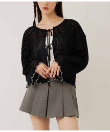 ANAP | 前後2WAY シアーリボン カーディガン 長袖(カーディガン/ボレロ)