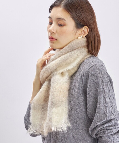 【セール】CUSHENDALE:MOHAIR DRUMIN STOLE ◇（マフラー）｜SHIPS（シップス）