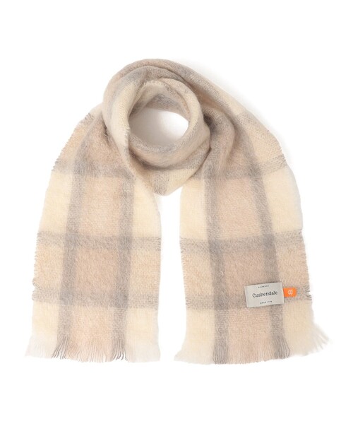 SHIPS（シップス）の「CUSHENDALE:MOHAIR DRUMIN STOLE ◇（マフラー・レディース・ベージュ/ブルー/ピンク系・ONE SIZE）」の4枚目の写真