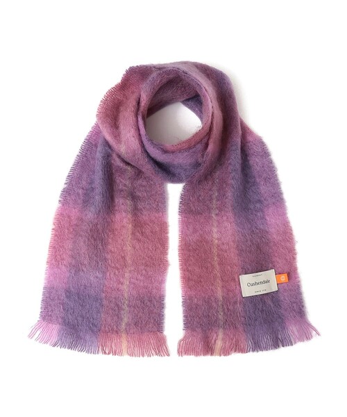 SHIPS（シップス）の「CUSHENDALE:MOHAIR DRUMIN STOLE ◇（マフラー・レディース・ベージュ/ブルー/ピンク系・ONE SIZE）」の5枚目の写真