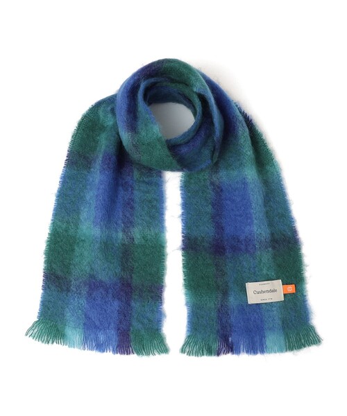 SHIPS（シップス）の「CUSHENDALE:MOHAIR DRUMIN STOLE ◇（マフラー・レディース・ベージュ/ブルー/ピンク系・ONE SIZE）」の6枚目の写真