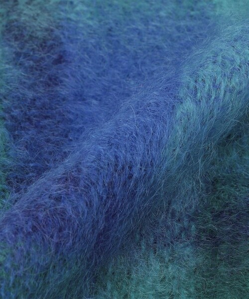 SHIPS（シップス）の「CUSHENDALE:MOHAIR DRUMIN STOLE ◇（マフラー・レディース・ベージュ/ブルー/ピンク系・ONE SIZE）」の9枚目の写真