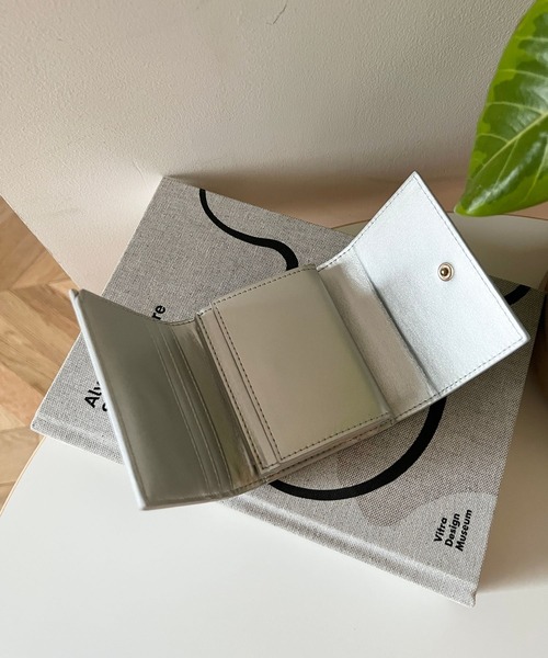 Me%(ミィパーセント)の「ドットスタッズBOXサイフ 984240(財布・レディース・シルバー/アイボリー/ブラック/ベージュ・FREE)」の12枚目の写真