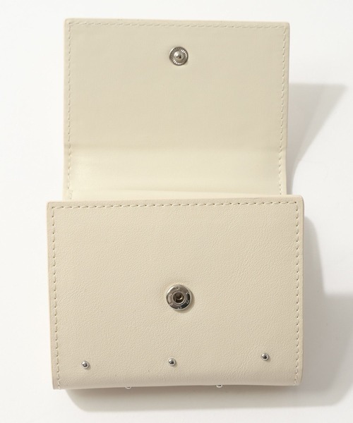 Me%(ミィパーセント)の「ドットスタッズBOXサイフ 984240(財布・レディース・シルバー/アイボリー/ブラック/ベージュ・FREE)」の22枚目の写真