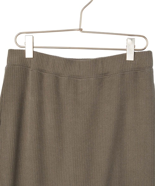 ROPE' PICNIC（ロペピクニック）の「リブスカート付きカットパンツ（その他パンツ・レディース・ブラック/カーキ・40/38）」の9枚目の写真