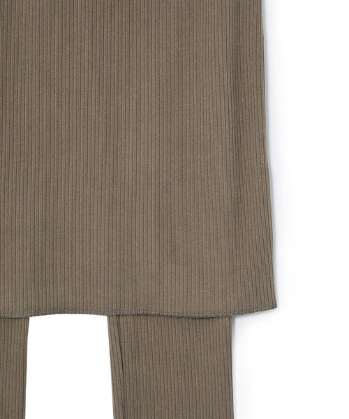 ROPE' PICNIC（ロペピクニック）の「リブスカート付きカットパンツ（その他パンツ・レディース・ブラック/カーキ・40/38）」の10枚目の写真