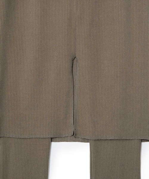 ROPE' PICNIC（ロペピクニック）の「リブスカート付きカットパンツ（その他パンツ・レディース・ブラック/カーキ・40/38）」の12枚目の写真