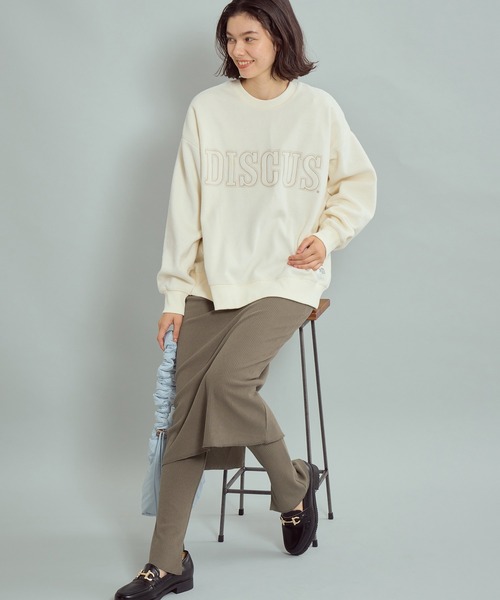 ROPE' PICNIC（ロペピクニック）の「リブスカート付きカットパンツ（その他パンツ・レディース・ブラック/カーキ・40/38）」の22枚目の写真