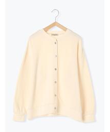 Samansa Mos2 | 飛び裏毛スナップボタンカーディガン(カーディガン/ボレロ)