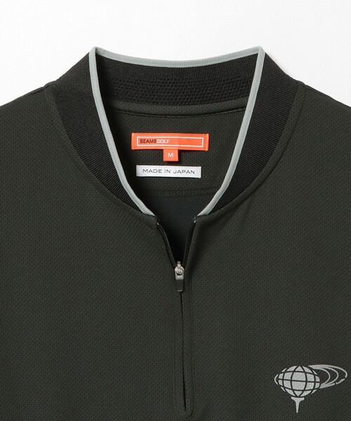 BEAMS GOLF ハーフジップ ニットポロシャツ BEAMS GOLF（ビームスゴルフ）の「BEAMS GOLF ORANGE LABEL
