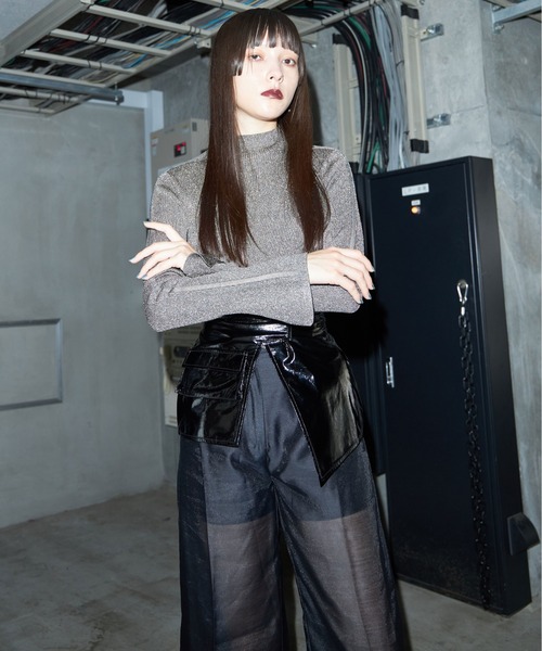 JOSE MOON（ジョゼムーン）の「METALLIC KNIT TOPS/メタリック