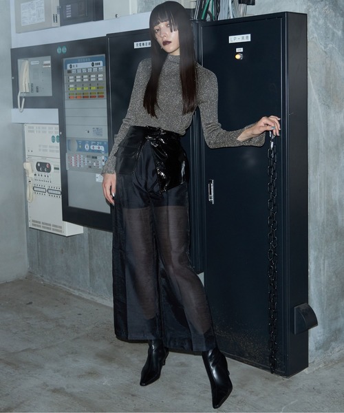 JOSE MOON（ジョゼムーン）の「METALLIC KNIT TOPS/メタリック