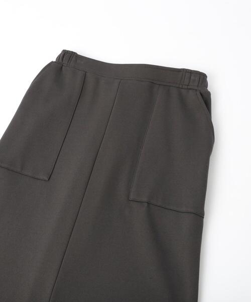 coen（コーエン）の「REVERSEWARMナロースカート（WEB限定カラー）（スカート・レディース・ブラック/オリーブ/ナチュラル/ライトグレー/ダークグレー・M/L）」の20枚目の写真