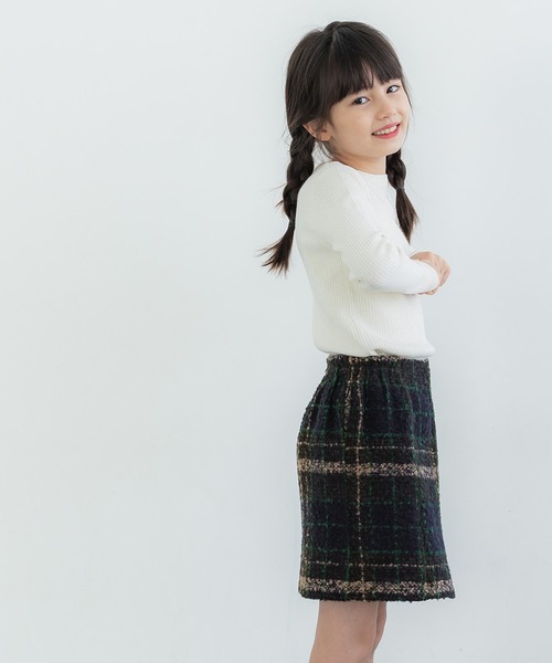 coca（coca）（コカ）の「キッズ　親子お揃いタータンチェックスカート（スカート・キッズ・その他・110/120/130/140）」の3枚目の写真