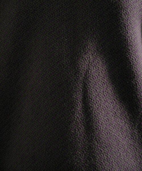 ITEMS URBANRESEARCH（アイテムズ アーバンリサーチ）の「Mウォッシャブル バーズアイ クルーニット（ニット/セーター・メンズ・グレー/ブラック/ネイビー・MEDIUM/LARGE）」の6枚目の写真