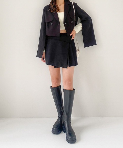 Heather(ヘザー)の「Design Tailored Jacket 984981(テーラードジャケット・レディース・ブラック/ブラウン/グレー・FREE)」の15枚目の写真