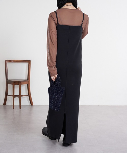 SHENERY（シーナリー）の「シアーカットソー（Tシャツ/カットソー・レディース・オフホワイト/ブラック/グレー/ブラウン・FREE）」の6枚目の写真