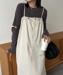 CAPRICIEUX LE'MAGE | 【サイズ展開あり】ドロストベアジャンスカ(ワンピース)