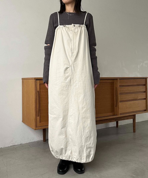 CAPRICIEUX LE'MAGE（カプリシューレマージュ）の「【サイズ展開あり】ドロストベアジャンスカ（ワンピース・レディース・ホワイト系その他/ブラック・36/38）」の18枚目の写真