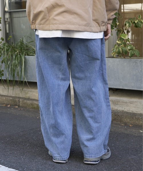 Good Riddance(グッドリダンス)の「ワイドルーズ デニムパンツ(デニムパンツ・メンズ・イエロー/ネイビー・M/L)」の16枚目の写真