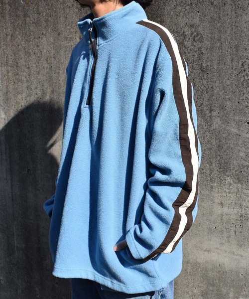 OLD NAVY(オールドネイビー)の「【ヴィンテージ古着】90's OLD NAVY/オールドネイビー ハーフジップ フリースプルオーバー(その他アウター・メンズ・ブルー・X-LARGE)」の2枚目の写真