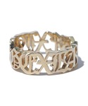 『X-LARGE』  エクストララージ  ロゴ シルバー　　　リング 18号 XLARGE - 【中古】X-LARGE × GRILLZ JEWELZ OLD ENGLISH RING