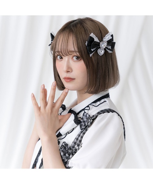 DearMyLove（ディアマイラブ）の「キラキラハートビジューレース