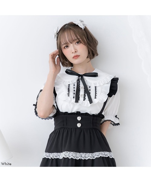 DearMyLove(ディアマイラブ)の「キラキラハートビジューレース2個セットリボンクリップ(その他ヘアアクセサリー・レディース・オレンジ/ホワイト/パープル/イエロー/ピンク/オフホワイト/レッド/ベビーピンク/サックスブルー/スカイブルー/ブルー/ブラック・FREE)」の15枚目の写真