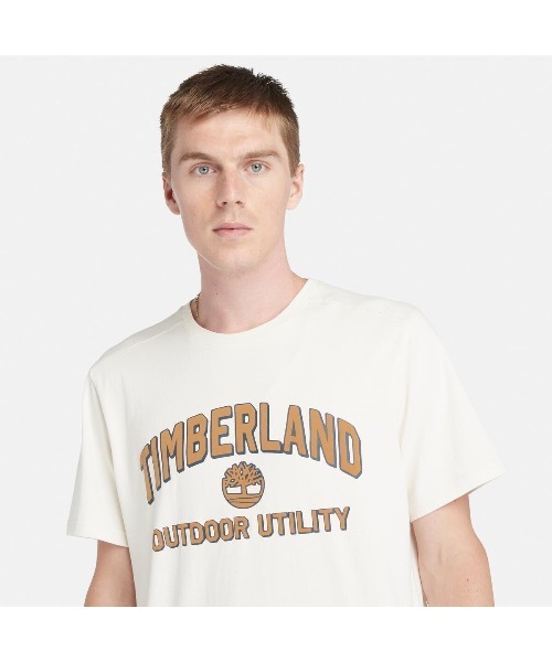 【Timberland】半袖 ロゴ Tシャツ ベージュ / 送料無料 楽天市場】60%オフ | Timberland Special Summer SALE 7/26(土