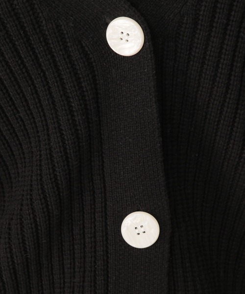 studio CLIP(スタディオクリップ)の「【高山都さんコラボ】dec. BIGボタン3WAYニット(カーディガン/ボレロ・レディース・ブルー/ベージュ/グレー/ピンク/ブラック・FREE)」の21枚目の写真