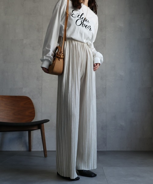ap retro（アプレトロ）の「【選べる】プリーツイージーパンツ / ベロア / メタリック（その他パンツ・レディース・シルバー/ブラック/ゴールド/アイボリー/ブルー/ブラウン/ブラック系その他・FREE）」の19枚目の写真