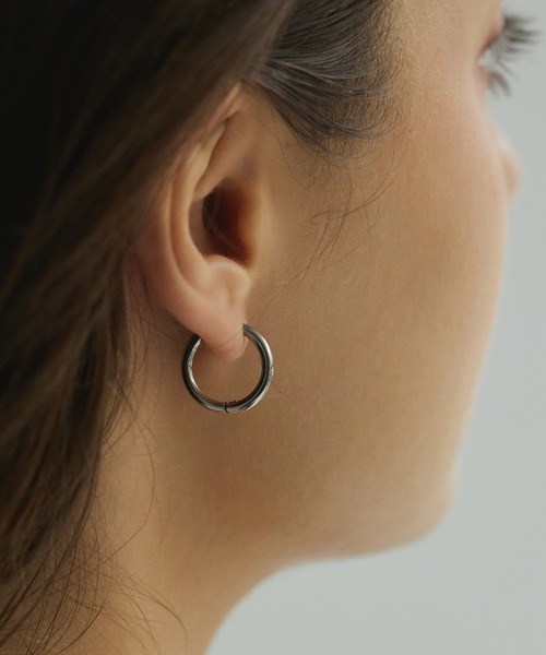 CENE】セネ/ワンタッチループピアス16mm（ピアス（両耳用