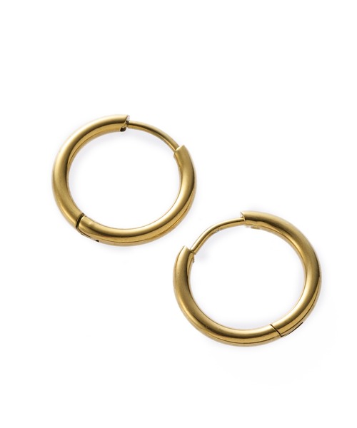 CENE(セネ)の「【CENE】セネ/ワンタッチループピアス16mm(ピアス(両耳用)・レディース・シルバー/ピンクゴールド/ゴールド・FREE)」の16枚目の写真