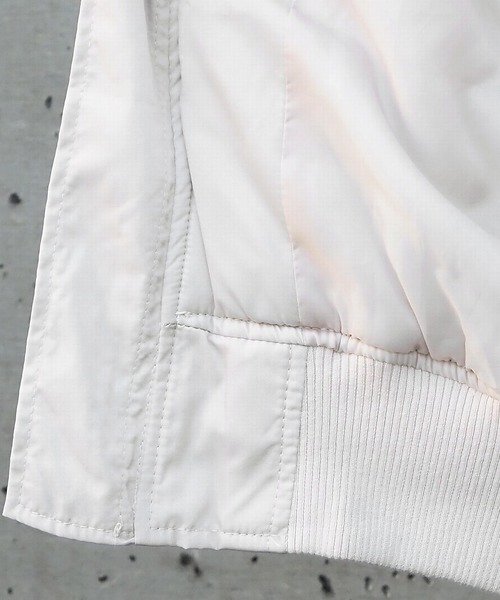 tiptop（ティップトップ）の「中綿ショート丈MA-1（MA-1・レディース・カーキ/ブラック/アイボリー・FREE）」の16枚目の写真