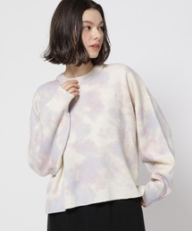 niko and... | タイダイラメスリットニットプルオーバー(ニット/セーター)