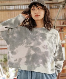 niko and... | タイダイラメスリットニットプルオーバー(ニット/セーター)