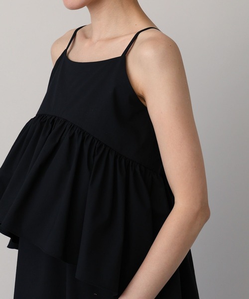 Curensology ペプラムキャミワンピース Curensology ペプラムキャミワンピース