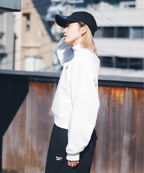 Reebok（リーボック）の「【Reebok/リーボック】ハーフジップスウェットトップス/トレーナー（スウェット・レディース・グレー系その他/ダークグレー/グレー/ダークグリーン/ホワイト/グレー系その他2・MEDIUM/LARGE/SMALL/X-LARGE）」の10枚目の写真
