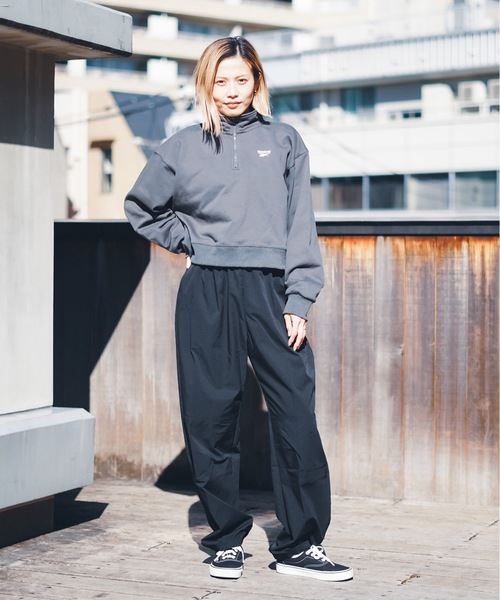Reebok（リーボック）の「【Reebok/リーボック】ハーフジップスウェットトップス/トレーナー（スウェット・レディース・グレー系その他/ダークグレー/グレー/ダークグリーン/ホワイト/グレー系その他2・MEDIUM/LARGE/SMALL/X-LARGE）」の14枚目の写真