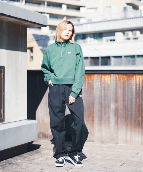 セール】【Reebok/リーボック】ハーフジップスウェットトップス