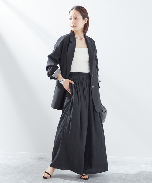 journal standard L'essage(ジャーナルスタンダードレサージュ)の「デシンキュロットパンツ(その他パンツ・レディース・ブラック/グレー系その他/ブラウン系その他・FREE)」の18枚目の写真