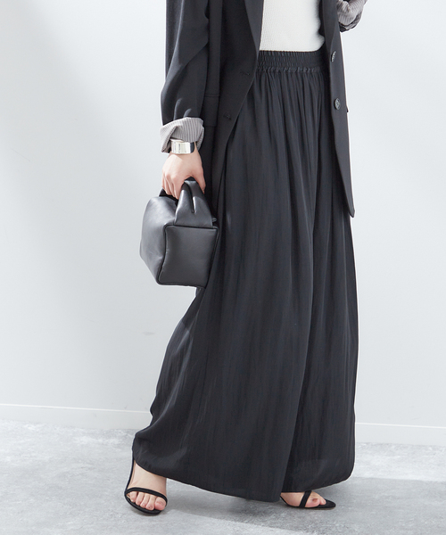 journal standard L'essage(ジャーナルスタンダードレサージュ)の「デシンキュロットパンツ(その他パンツ・レディース・ブラック/グレー系その他/ブラウン系その他・FREE)」の17枚目の写真