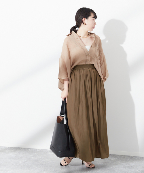 journal standard L'essage(ジャーナルスタンダードレサージュ)の「デシンキュロットパンツ(その他パンツ・レディース・ブラック/グレー系その他/ブラウン系その他・FREE)」の22枚目の写真