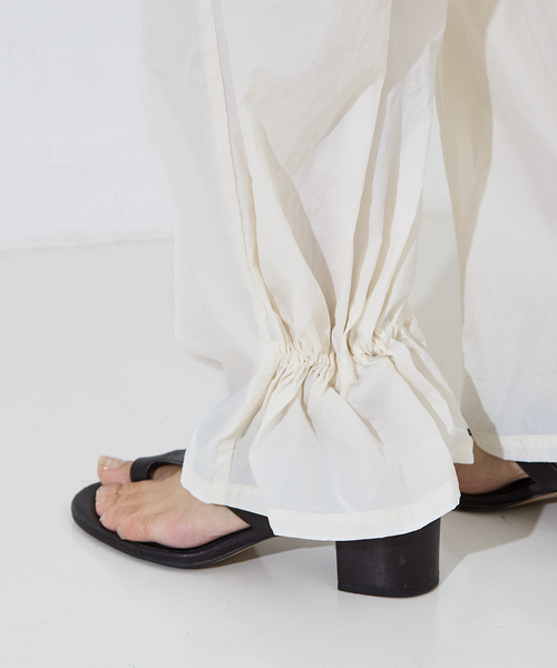 NOMINE（ノミネ）の「【セットアップ着用可】ワッシャーバックドロストパンツ（その他パンツ・レディース・ブラック/ホワイト/パープル/ライトグレー・S/M）」の15枚目の写真