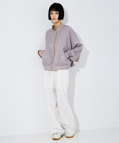 NOMINE（ノミネ）の「【セットアップ着用可】ワッシャーバックドロストパンツ（その他パンツ・レディース・ブラック/ホワイト/パープル/ライトグレー・S/M）」の11枚目の写真