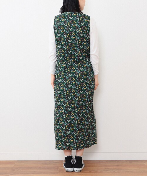 BEAMS BOY(ビームスボーイ)の「BEAMS BOY / リバティ ベルト ノースリーブ ワンピース(ワンピース・レディース・ピンク/ブラック・ONE SIZE)」の16枚目の写真